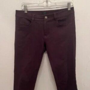 JOSEPH Pants Burgundy Size 10 Casual Dress Pants NWOT